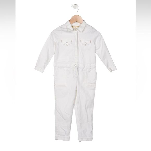 Bonpoint Girls' Solid Long Sleeve Jumpsuit size 3t - Picture 1 of 2
